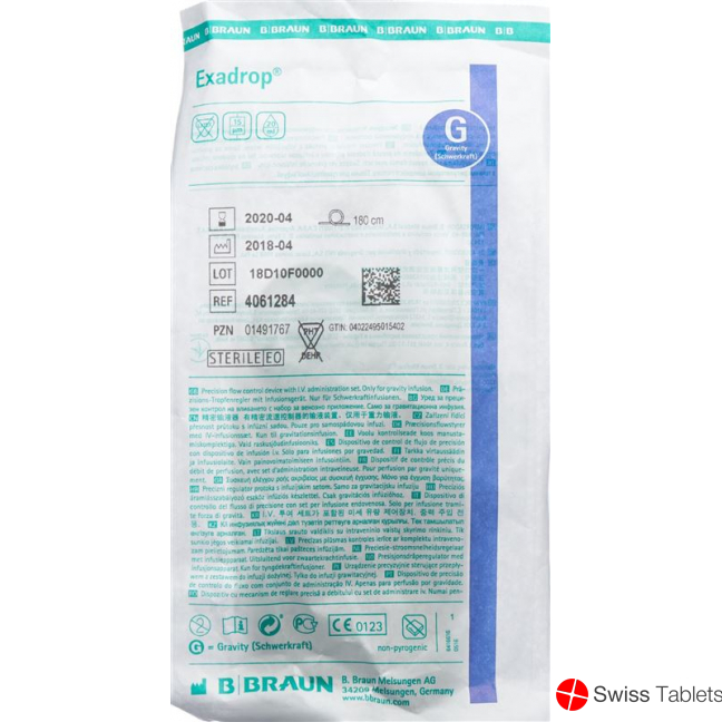 Exadrop drop regulator with Intrafix 180cm buy online