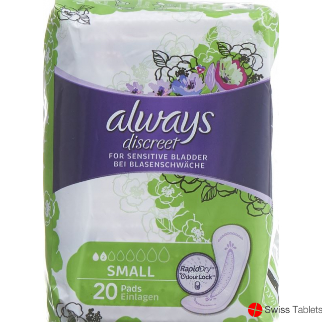 always Discreet incontinence Small 20 pcs