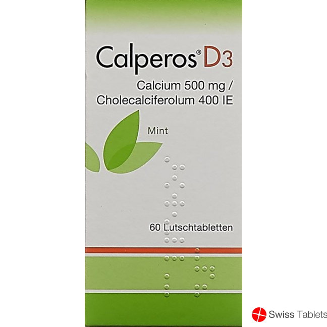 Calperos D3 Lutschtabl mint Ds 60 pcs