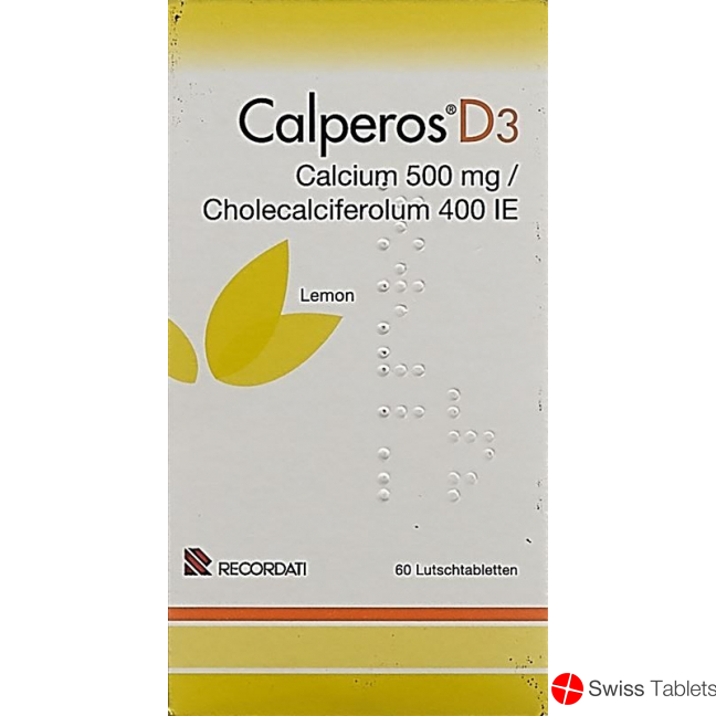 Calperos D3 Lutschtabl lemon Ds 60 pcs