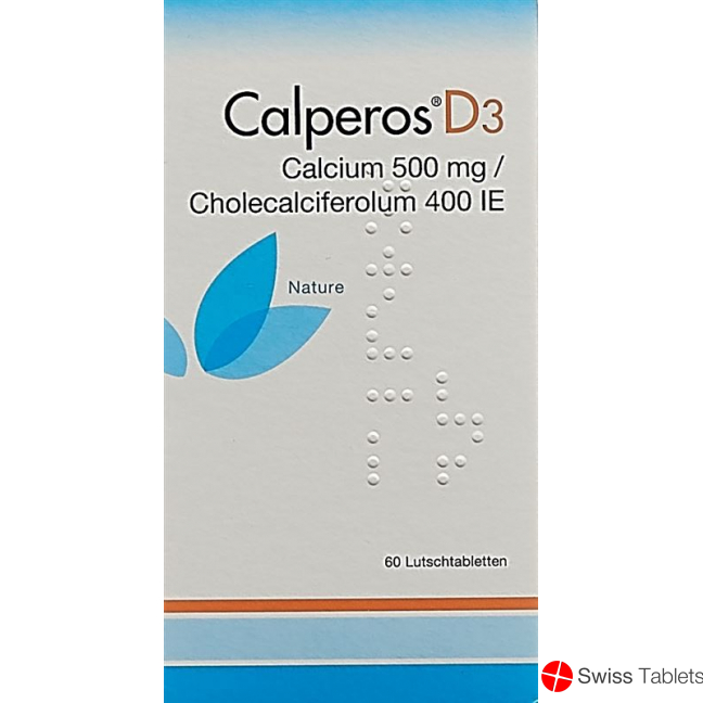 Calperos D3 Lutschtabl nature Ds 60 pcs