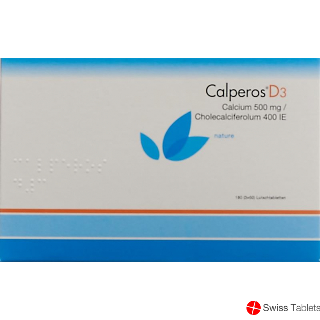 Calperos D3 Lutschtabl nature Ds 180 pcs