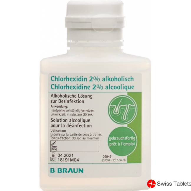 100 Brown 2% Chlorhexidine uncolored ml