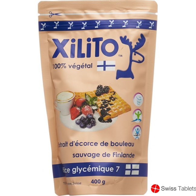 Xylitol Xilito Birch Bark Extract PLV Wilde Finland 400 g