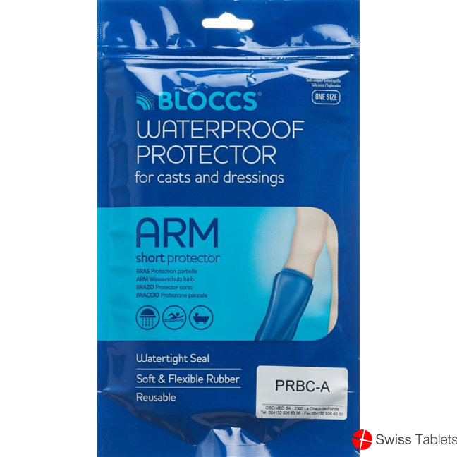 Bloccs bath and shower water protection for the arm 25-42 / 53cm Adults