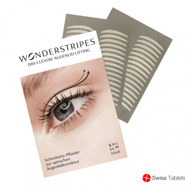 Wonderstripes Augenlid-Tapes S 64 Stück buy online