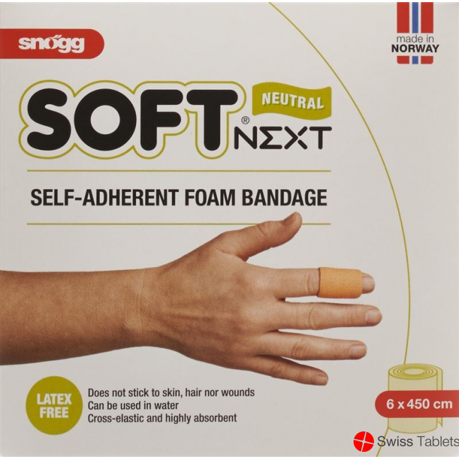 Snögg soft patch Next 6cmx4.5m neutral