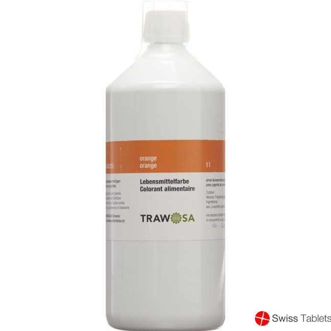 1000 Trawosa food color orange ml