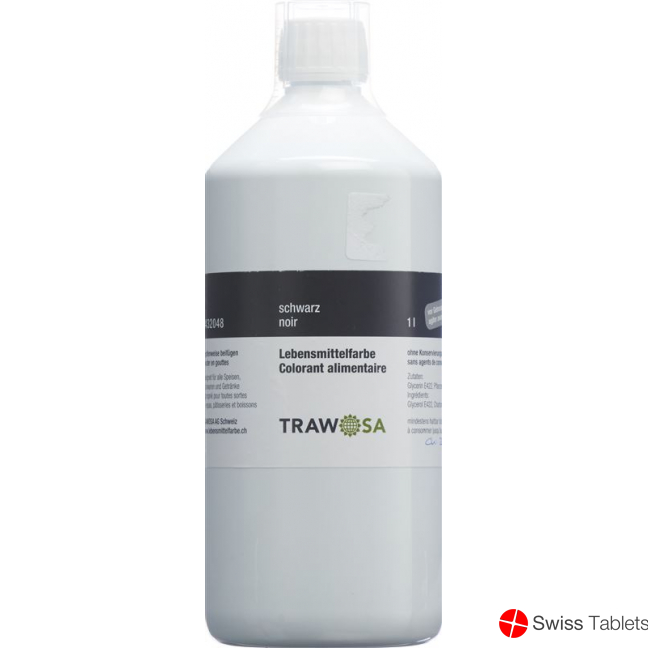 Trawosa food color black 1000 ml