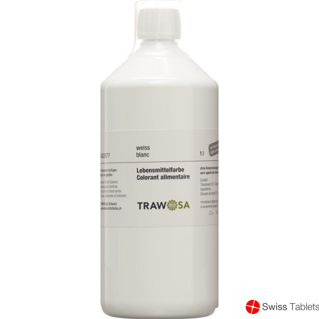 Trawosa food color white 1000 ml