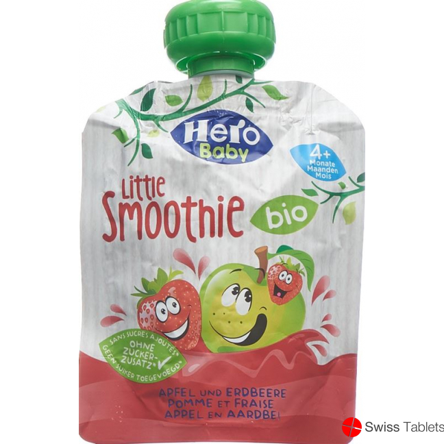Hero Baby Organic Smoothie apple strawberry Btl 90 g