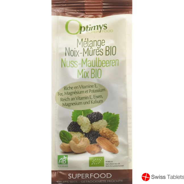 Optimy Nut mulberries mix bio 200 g