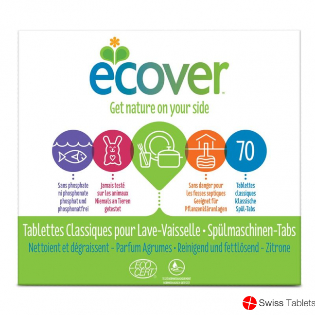 Ecover Essential tabs for dishwasher 1.4 kg