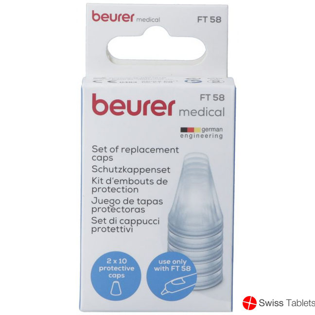 Beurer Schutzkappenset Zu Ft 58 20 Stück buy online