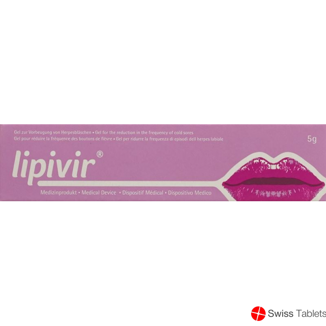 Lipivir Prophylaxe Gegen Herpesbläschen Tube 5g buy online