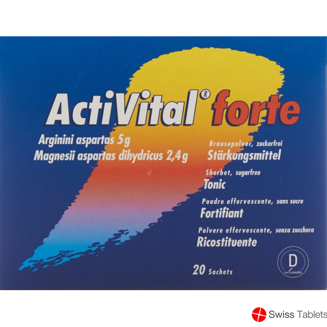 Activital Forte Brause Pulver Orange Limet Beutel 20 Stück buy online