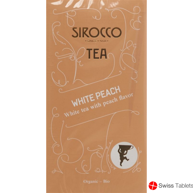 Sirocco 20 white peach teabags