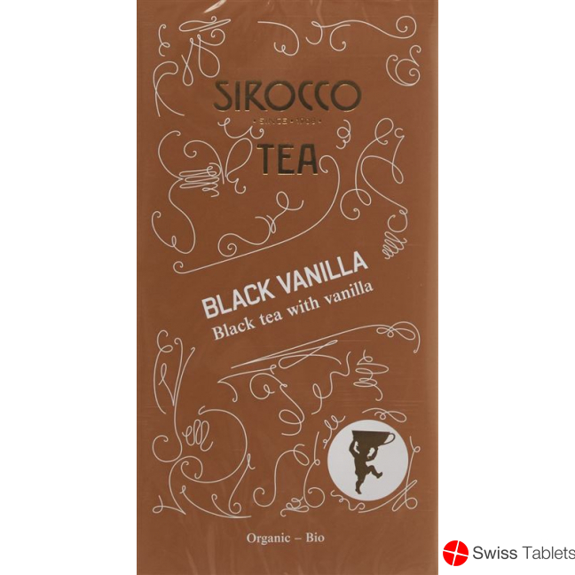 Sirocco Black Vanilla Tea Bags 20 pcs