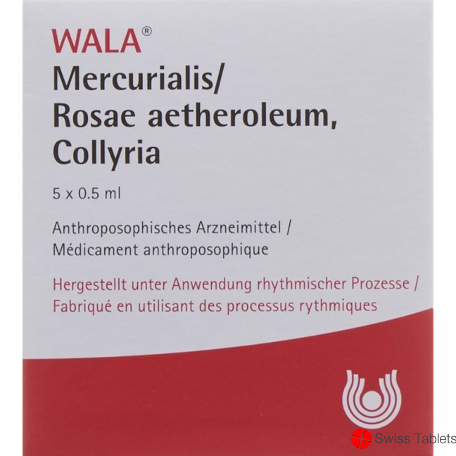 Wala Mercurialis / Rosae aetheroleum Gd Opht 5 Monodos 0.5 ml Wala Mercurialis / Rosae aetheroleum Gd Opht 5 Monodos 0.5 ml