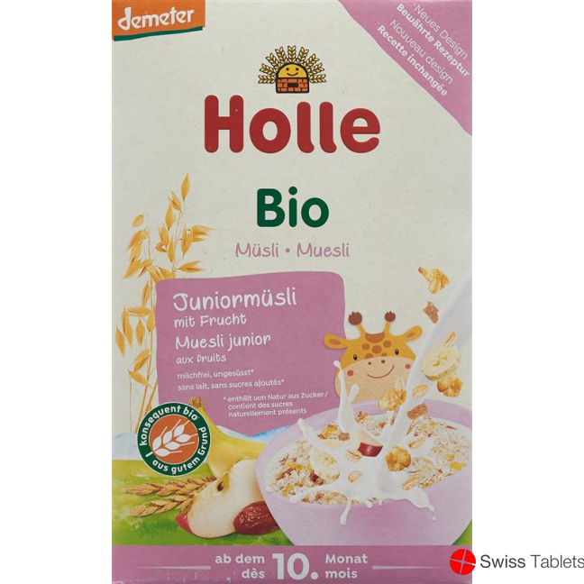 Holle Bio-Juniormuesli Mehrkorn mit Frucht 250g buy online