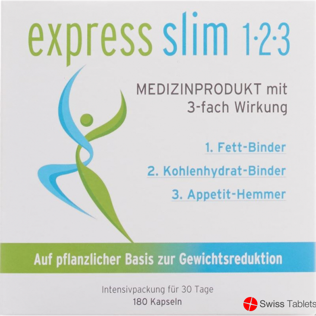 express slim 1-2-3 Kaps with 3-fold effect 180 pcs