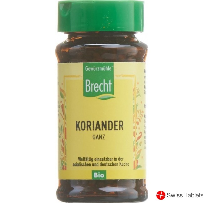 Brecht Koriander Ganz Bio Glas 25g buy online
