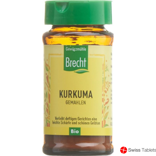 Brecht Kurkuma Gemahlen Bio Glas 35g buy online