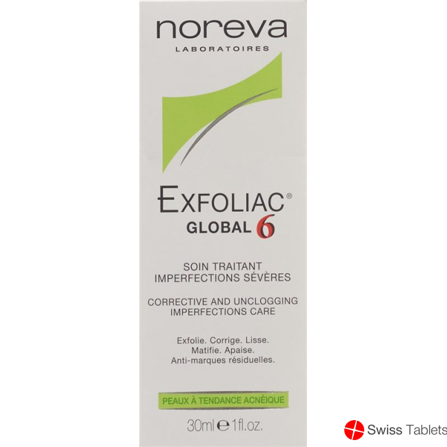 Exfoliac Global 6 skin with acne cream Tb 40 ml