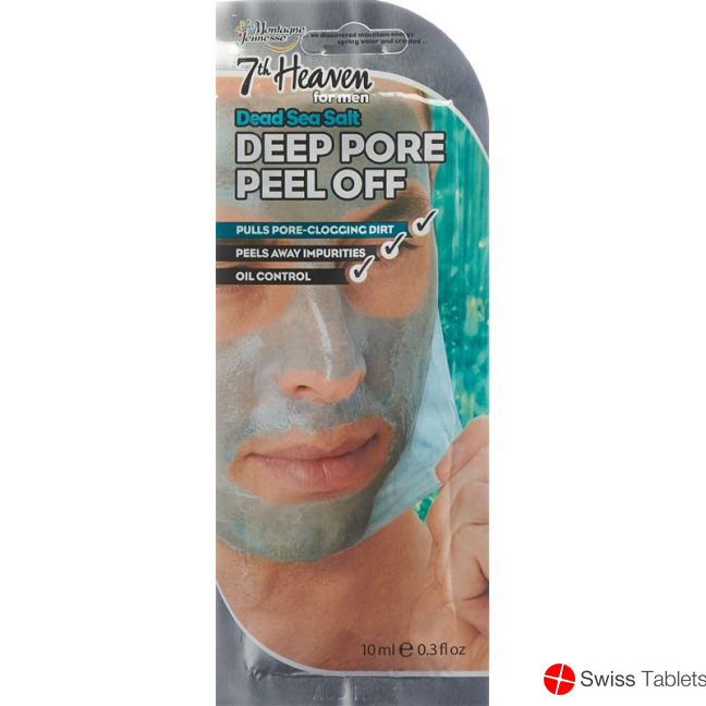 7th Heaven peel-off face mask for men 10 ml