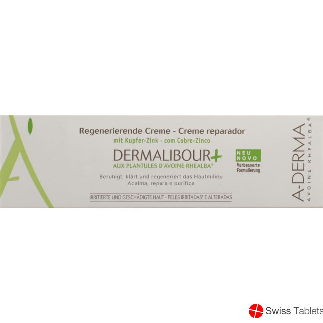 A-DERMA Dermalibour + Nourishing Cream German French 50ml