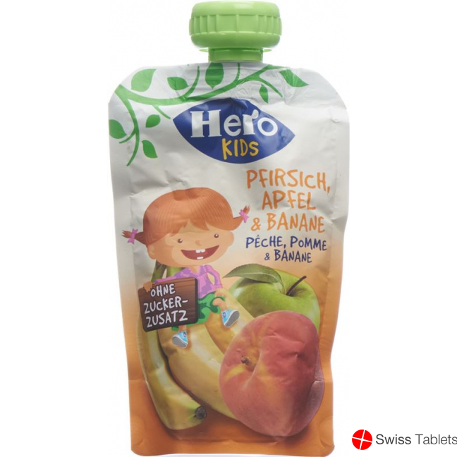 Hero Kids Big Smoothie Pfirsich Apfel Banane 120g buy online