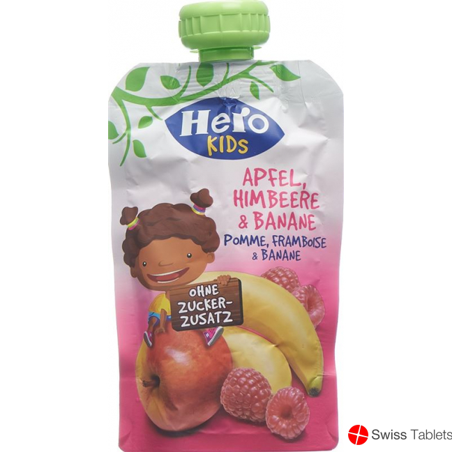 Hero Kids Smoothie apple raspberry banana Btl 120 g