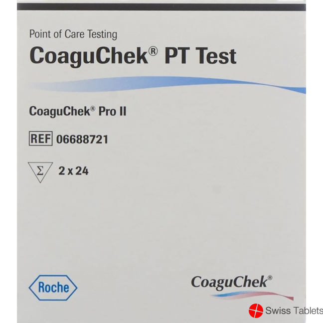 CoaguChek PT Test German / Italian / Dutch / French 2 x 24 pcs