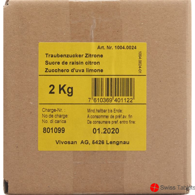 Vitalp Traubenzucker Zitrone 2kg buy online