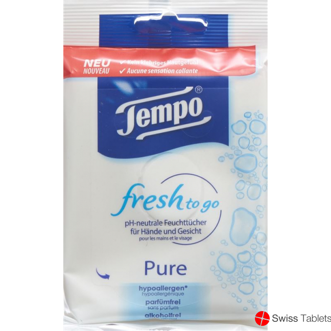 Tempo Fresh To Go Pure Tuecher 10 Stück buy online