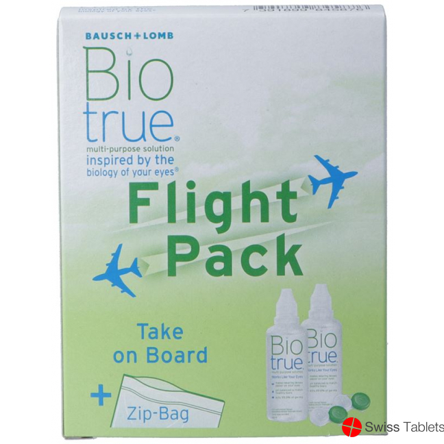 Bausch & Lomb Biotrue All-in-one Lösung Flight Pack 2x 60ml buy online