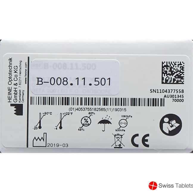 Heine Otoskop Beta 200 Led 3.5v und Tips buy online