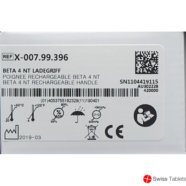 Heine rechargeable handle Beta4 Li-Ion 3.5v buy online