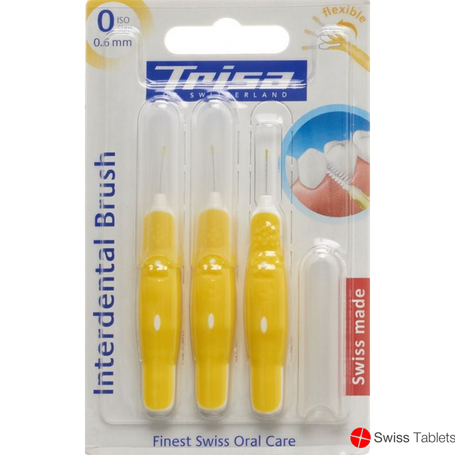 Trisa Interdental Brush Flexible 0.6mm Iso 0 3 Stück buy online