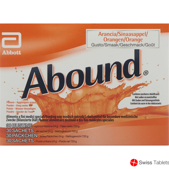 Abound Pulver Orange 30 Beutel 24g buy online
