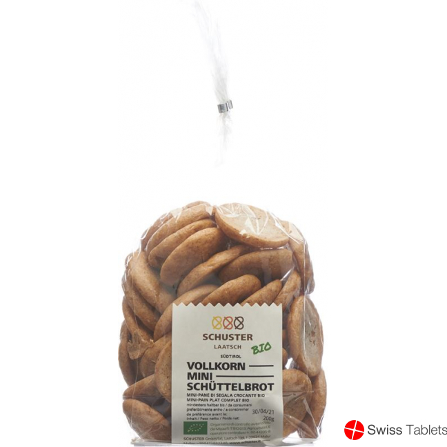 Schuster Schuettelbrot Mini Vollkorn Bio 200g buy online