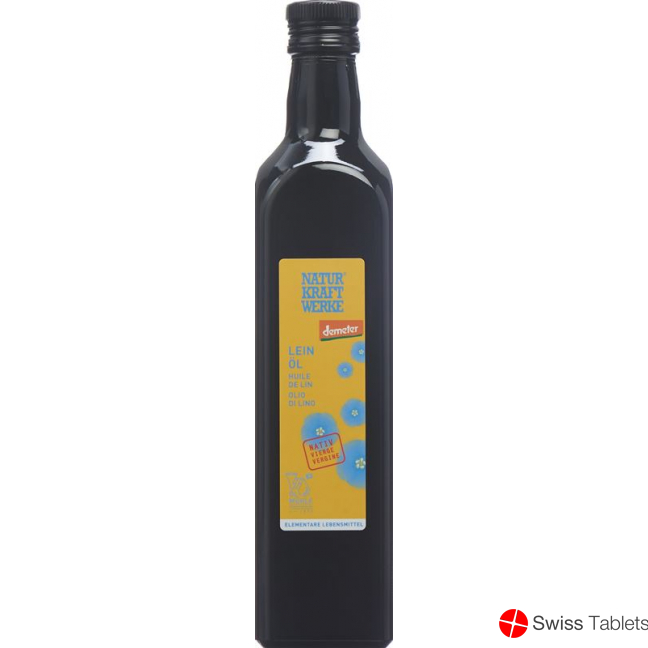 Naturkraftwerke Leinöl Demeter Kaltgepresst Nat 500ml buy online