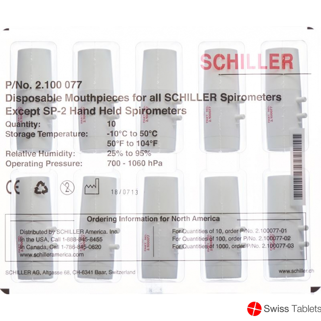 Schiller Flow Sensor Sp250/sp260 10 Stück buy online