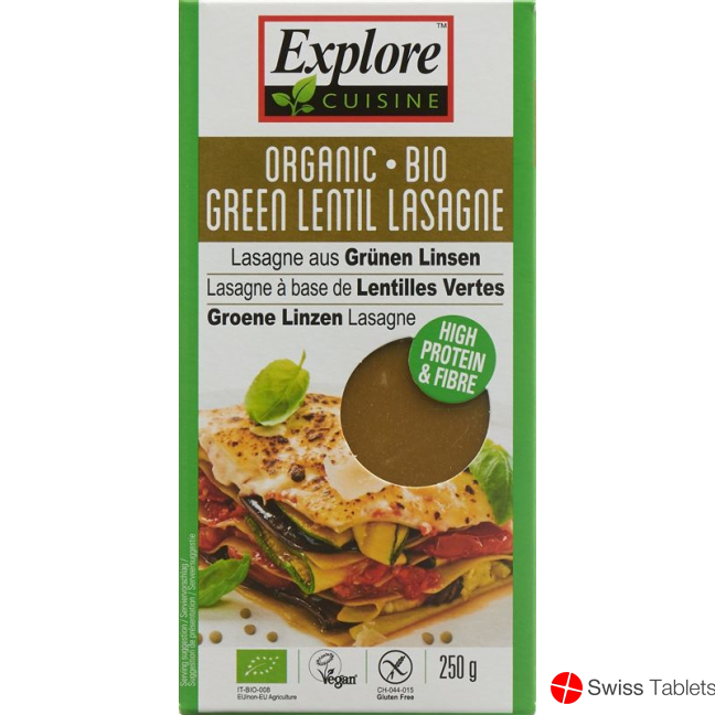 Explore Cuisine Lasagne Aus Grün Linsen Bio 250g buy online