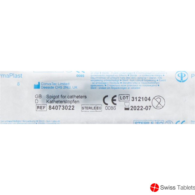 Spigot Catheter Plug 13mm Light Blue Sterile buy online