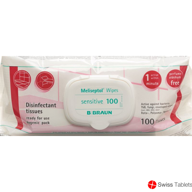 Meliseptol Wipes Sensitive 100 (flow pack) buy online