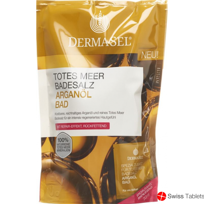 DermaSel Badesalz Arganöl 400g buy online