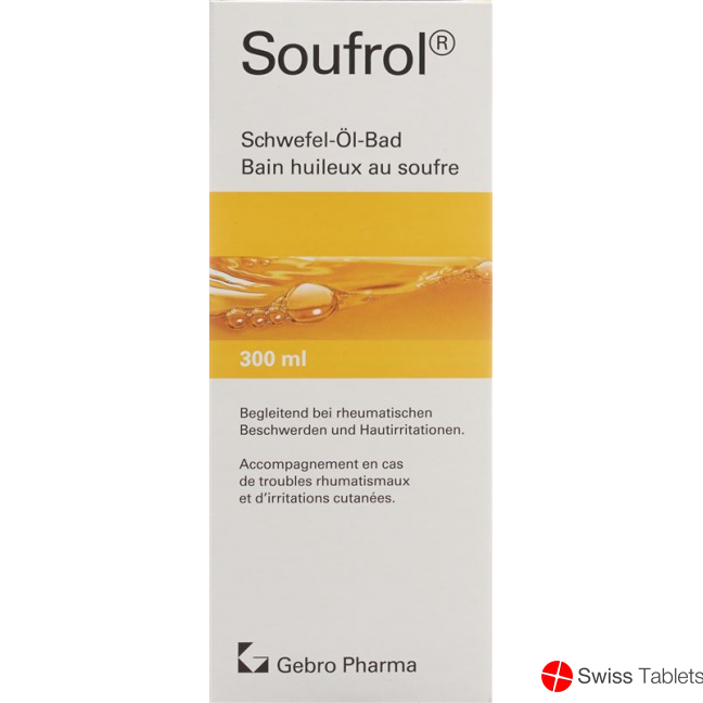 Soufrol sulphur-oil-bath bottle 300ml buy online