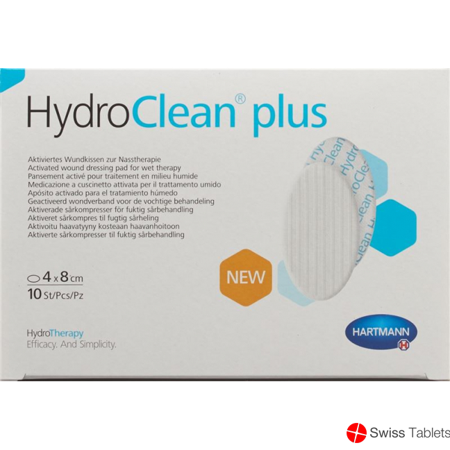 Hydroclean Plus Cavity Wundkissen 4x8cm Ov 10 Stück buy online