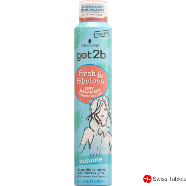 Got2b Fresh&fabulous Dry Shampoo Volume 200ml buy online